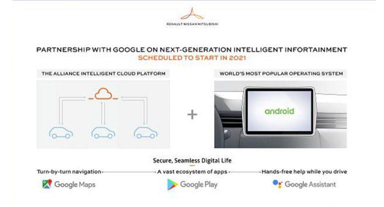 Renault-Nissan-Mitsubishi and Google Join Forces on Next Generation Infotainment