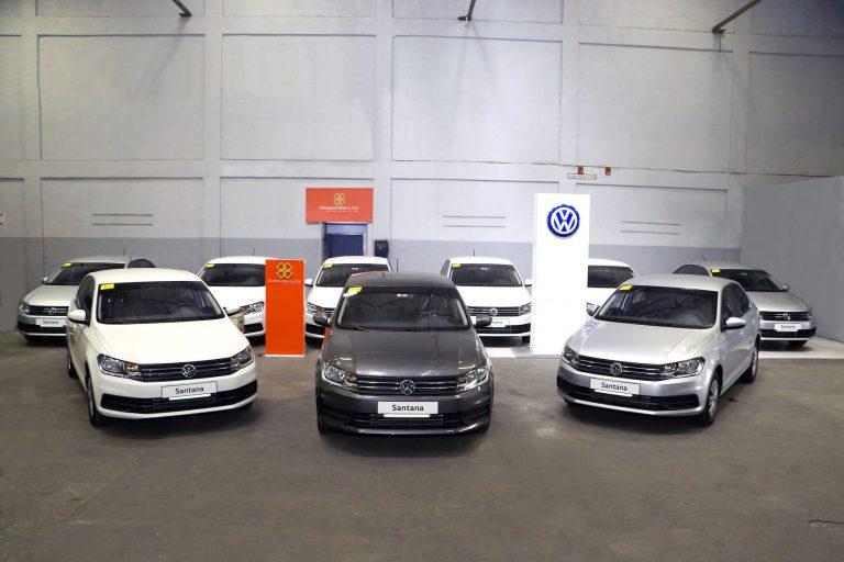 Volkswagen PH turns over Santana subcompact sedans to Diamond Rent-a-Car
