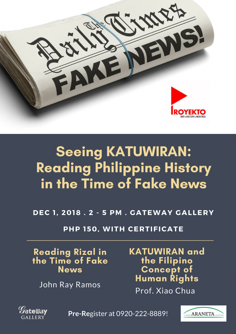 History in the time of Fake News