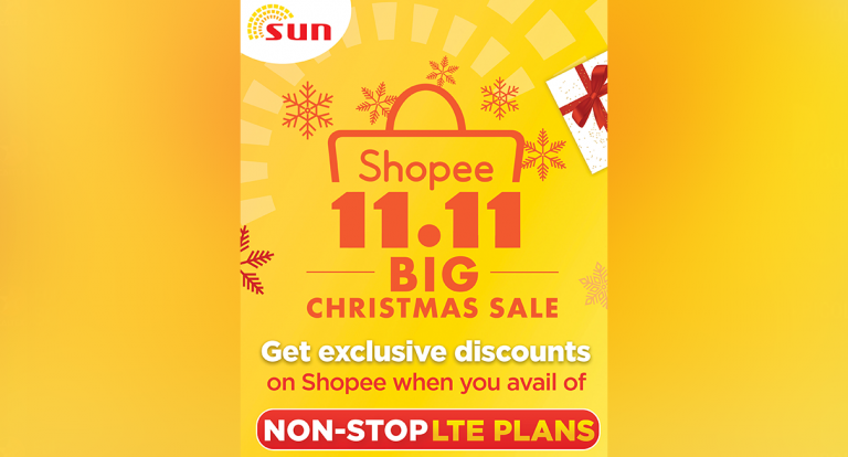 Kickstart your Christmas Shopping with Shopee and Sun this Shopee 11.11 Big Christmas Sale