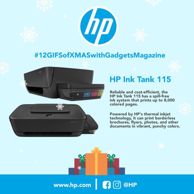 5TH GIVEAWAY: #12GIFSofXMASwithGadgetsMagazineandHP