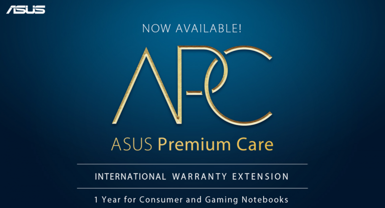 ASUS Philippines Announces ASUS Premium Care (APC) Warranty Extension Package