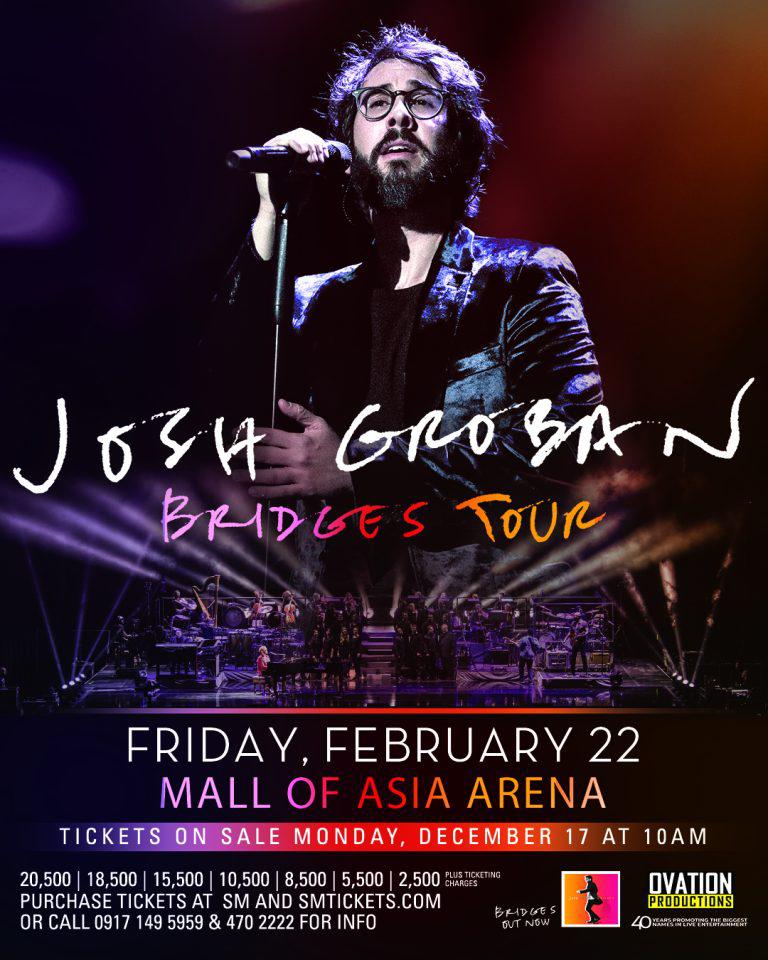 Josh Groban in Post Valentines Concert
