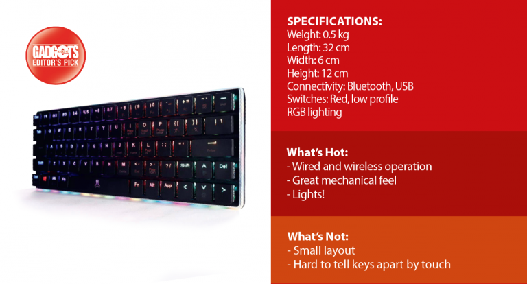 Reviewed: Rakk Kali Wired/Wireless Mechanical Keyboard