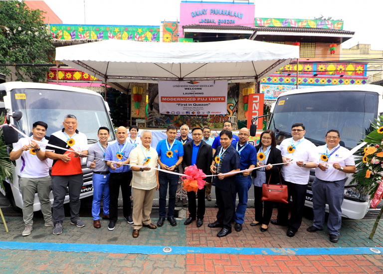 Isuzu turns over 15 modernized PUVs to Lucban transport cooperative
