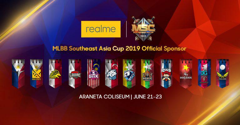 Realme supports Mobile Legends Bang Bang Southeast Asia Cup ongoing at Smart Araneta Coliseum