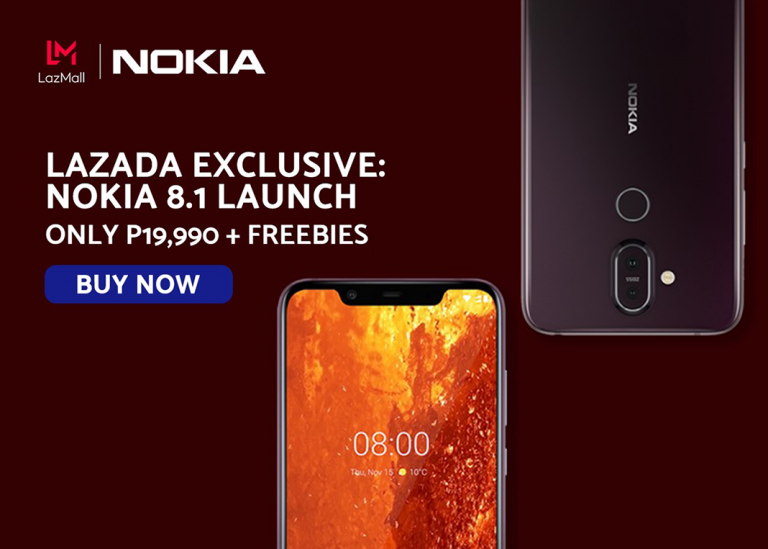 HMD Global launches Nokia 8.1 with Lazada exclusive deal