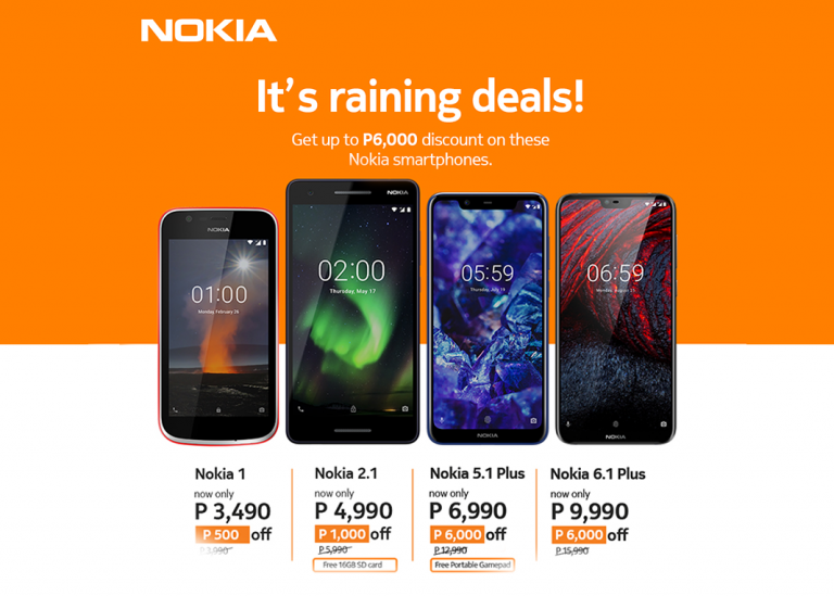 Reliable Nokia smartphones made more affordable this rainy season