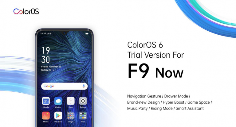 OPPO launches ColorOS 6 open beta for F9 smartphones