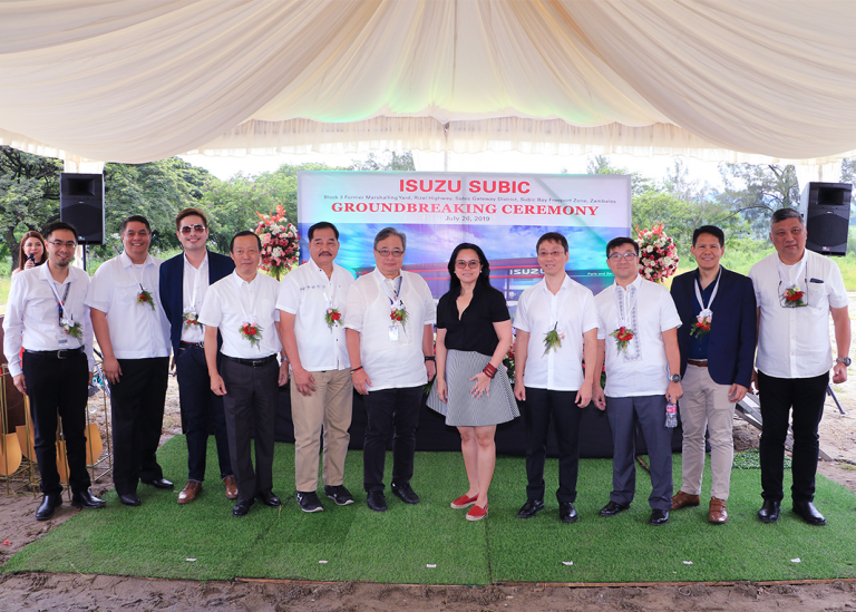 Isuzu Philippines Corporation breaks ground for a new dealership in Subic