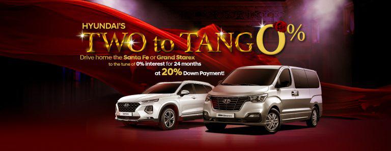 Hyundai offers “Two to Tango” promo