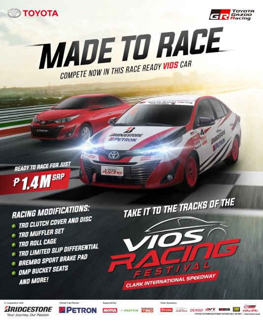 Toyota brings race-ready Vios to the public