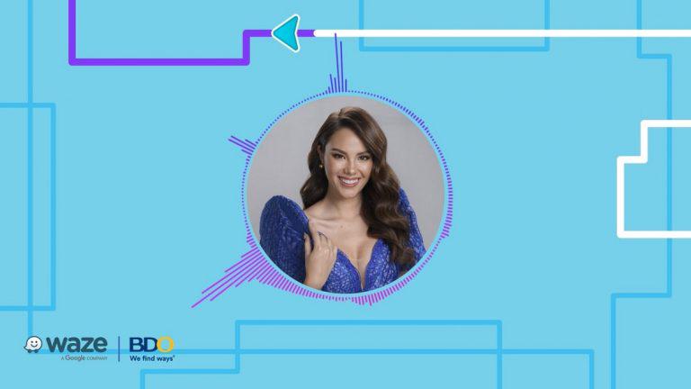 Catriona Gray is the newest voice on Waze