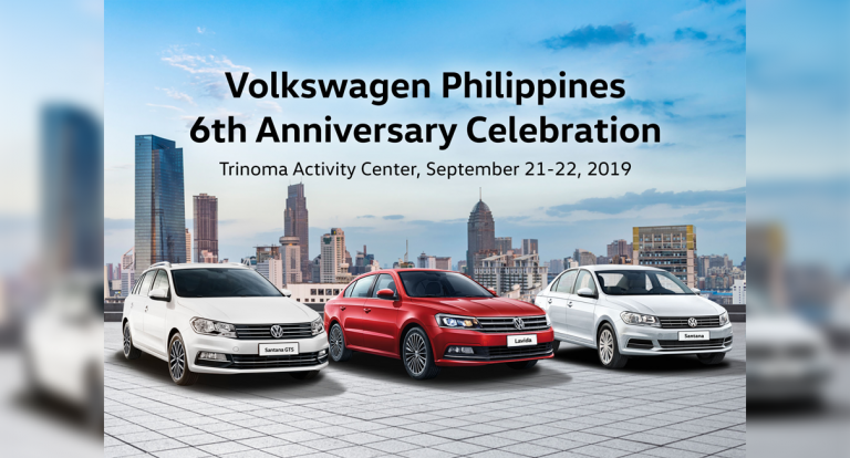 Volkswagen PH celebrates 6th year with great deals and special display at Trinoma on Sep 21-22