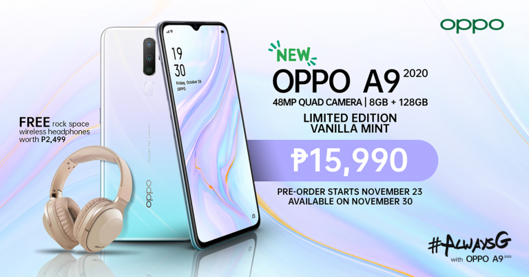 Oppo adds new colorway for A9 2020