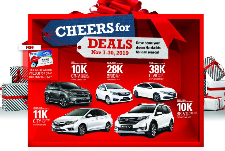 Honda offers early Christmas promo