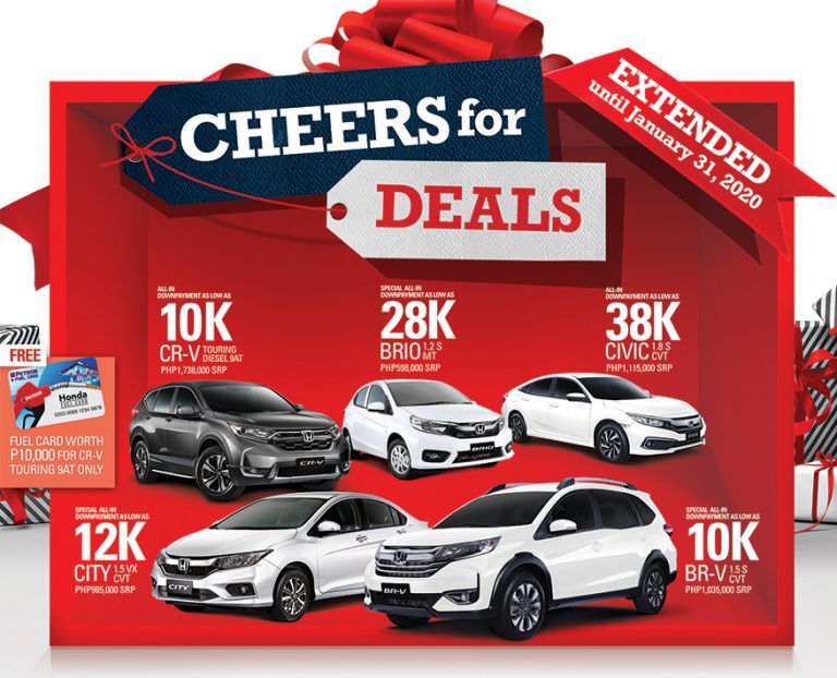 Honda extends holiday promos this January