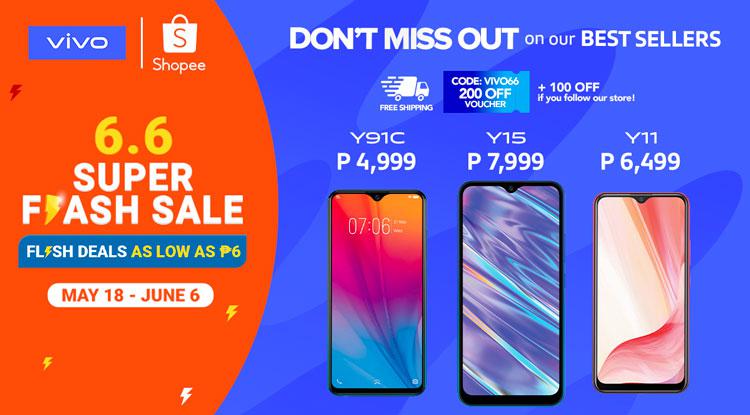 Vivo joins Shopee and Lazada 6.6 sales