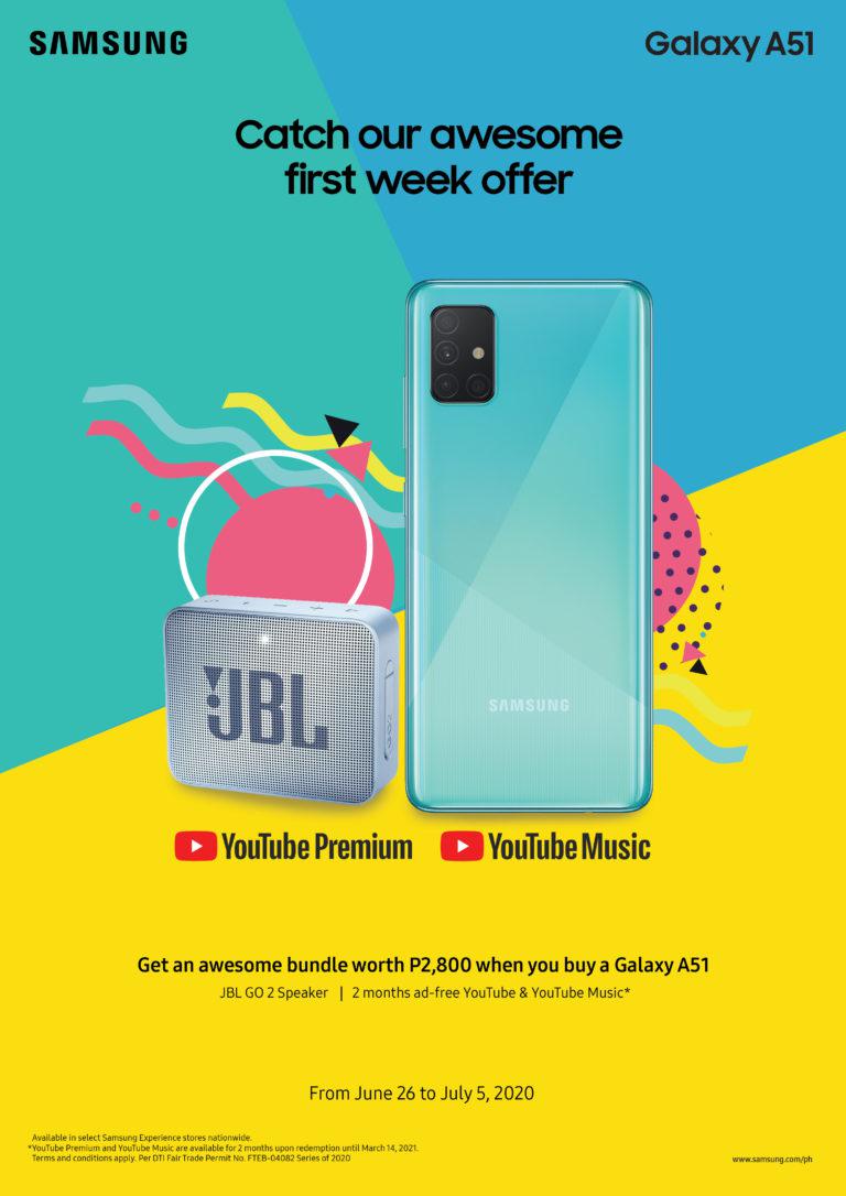 Enjoy freebies with the Samsung Galaxy A51; Galaxy A31 offered at low monthly installments