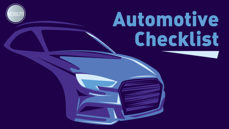 Automotive checklist—taking your car out of quarantine