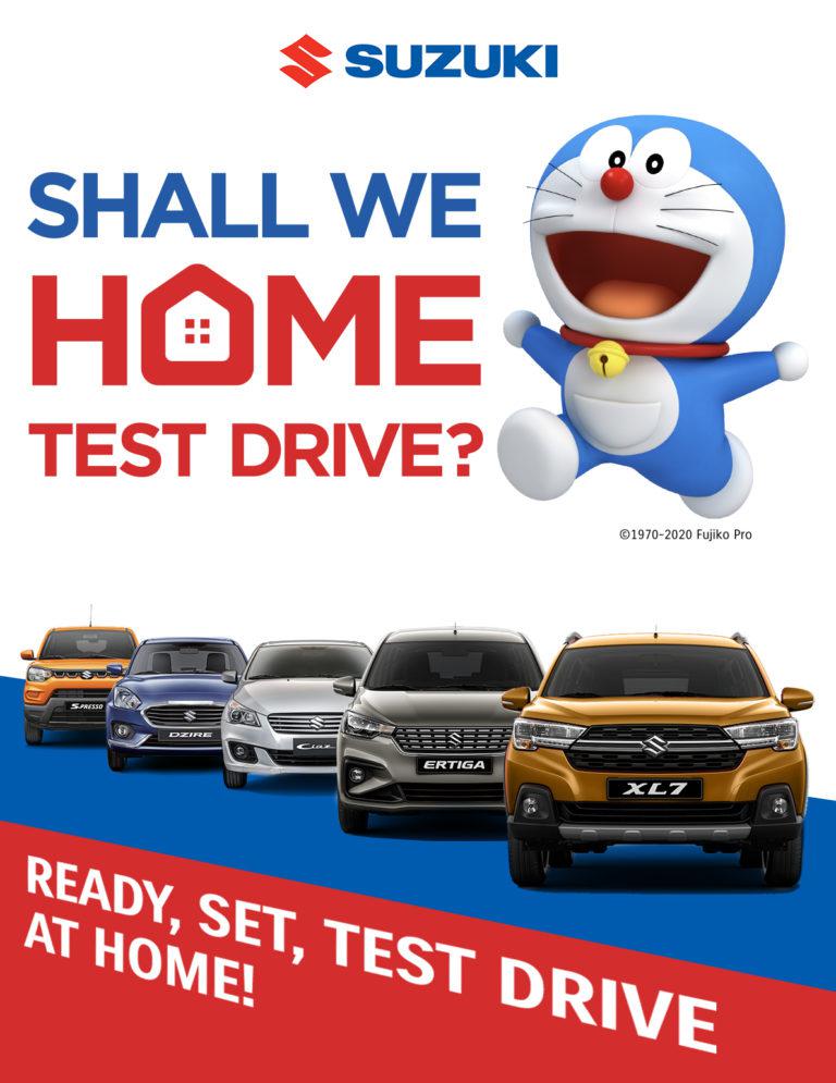 Shall We Home Test Drive? Suzuki will deliver a test unit straight to your doorstep