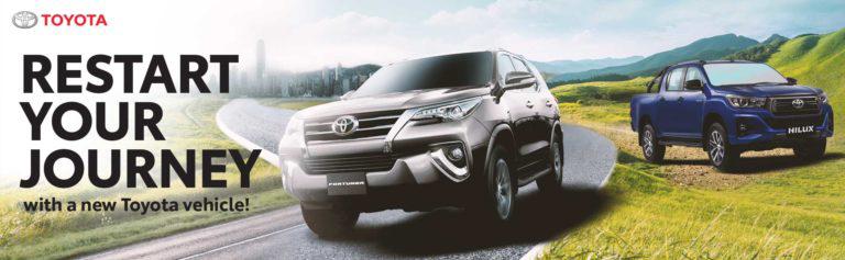 Toyota ‘Restart Your Journey’ promo offers more August deals