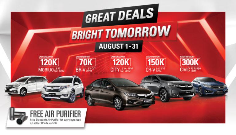 Honda continues huge cash discounts, other great deals this August