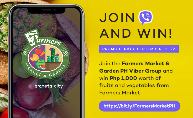Join Farmers Market & Garden Viber group, win freebies from Araneta City