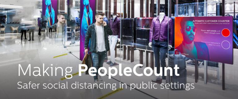 Bosch & Philips introduce PeopleCount crowd management technology for social distancing in public places