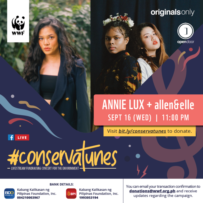 Here’s the September line-up for WWF-PH’s #Conservatunes fundraising concerts