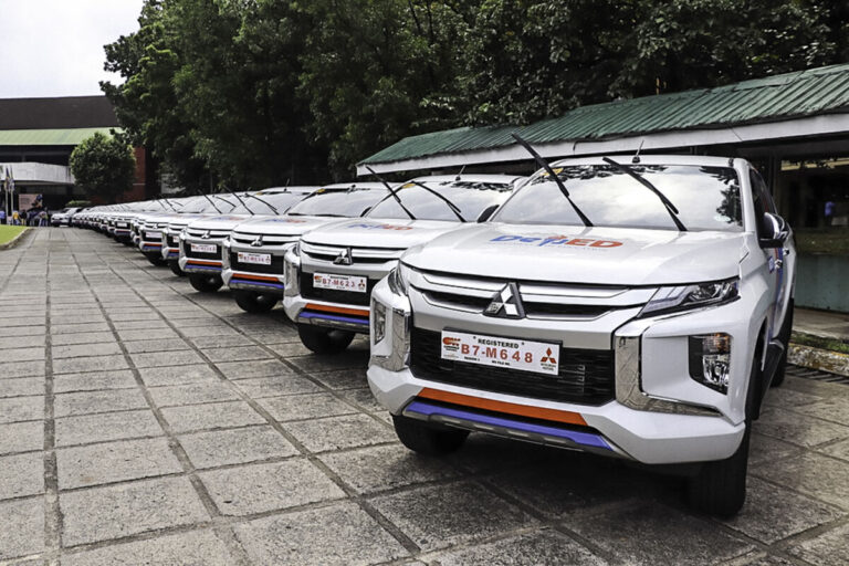 The Mitsubishi Strada is the official vehicle of DepEd