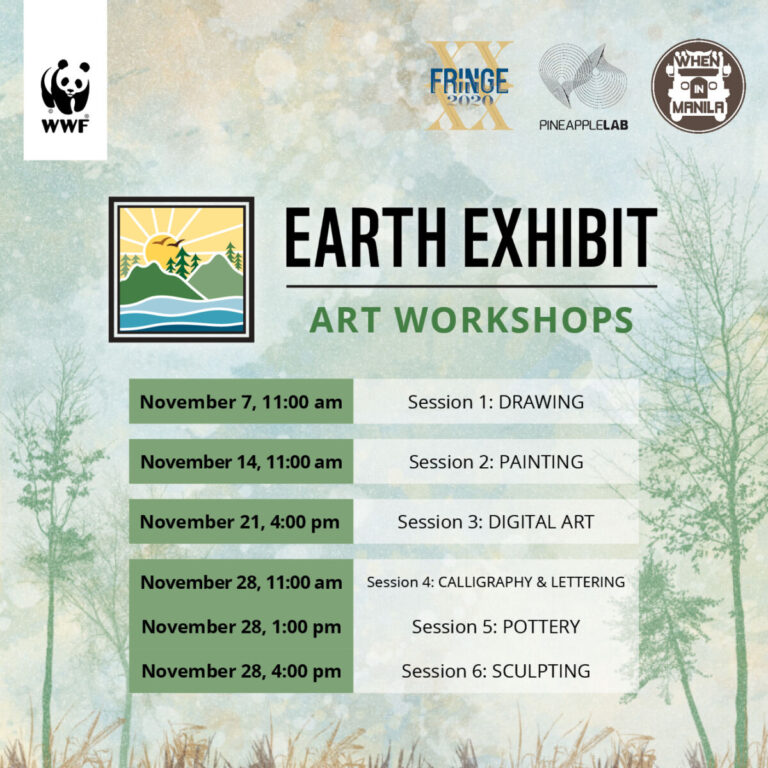 Local artists offer art workshop series to support WWF-PH Earth Exhibit initiative