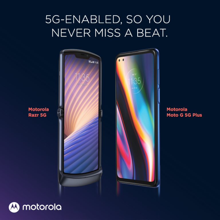 Iconic motorola brand is back with new 5G smartphones