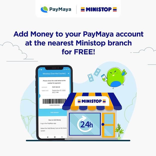 Add money to your PayMaya account for free at Ministop stores nationwide
