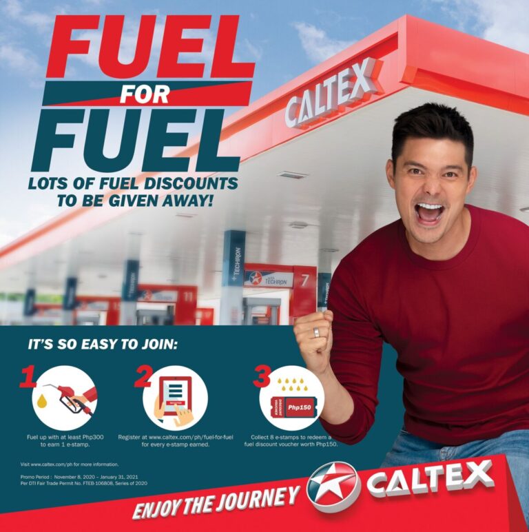 Caltex Fuel for Fuel promo
