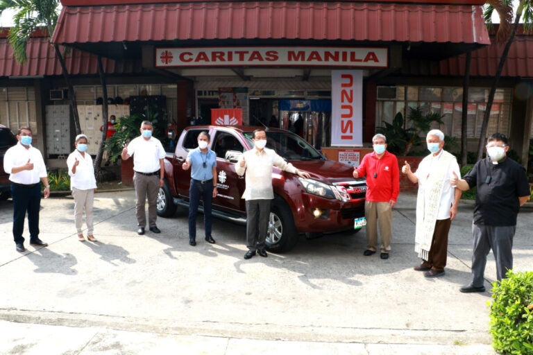 Isuzu PH donates D-MAX pick-up to Caritas Manila