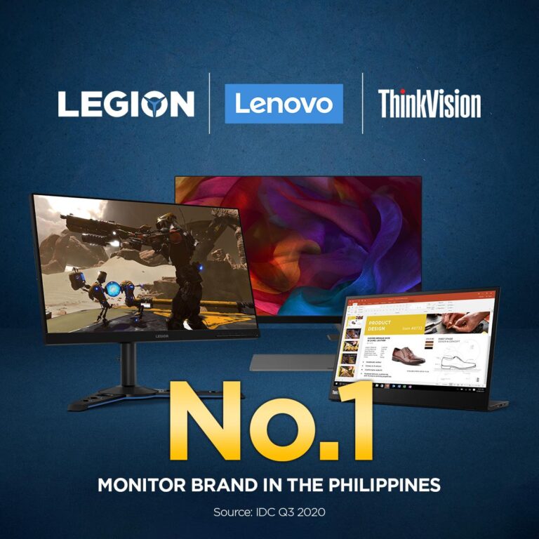 Lenovo is #1 monitor brand in PH