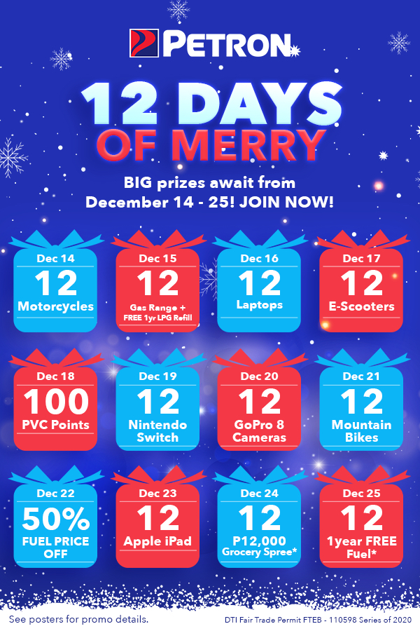 Petron 12 Days of Merry Promo