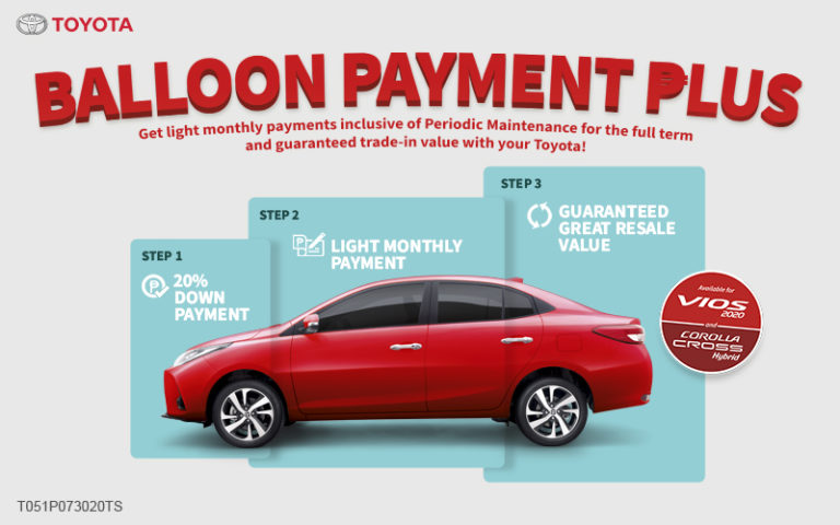 Toyota Balloon Payment Plus takes you a step closer to your dream car