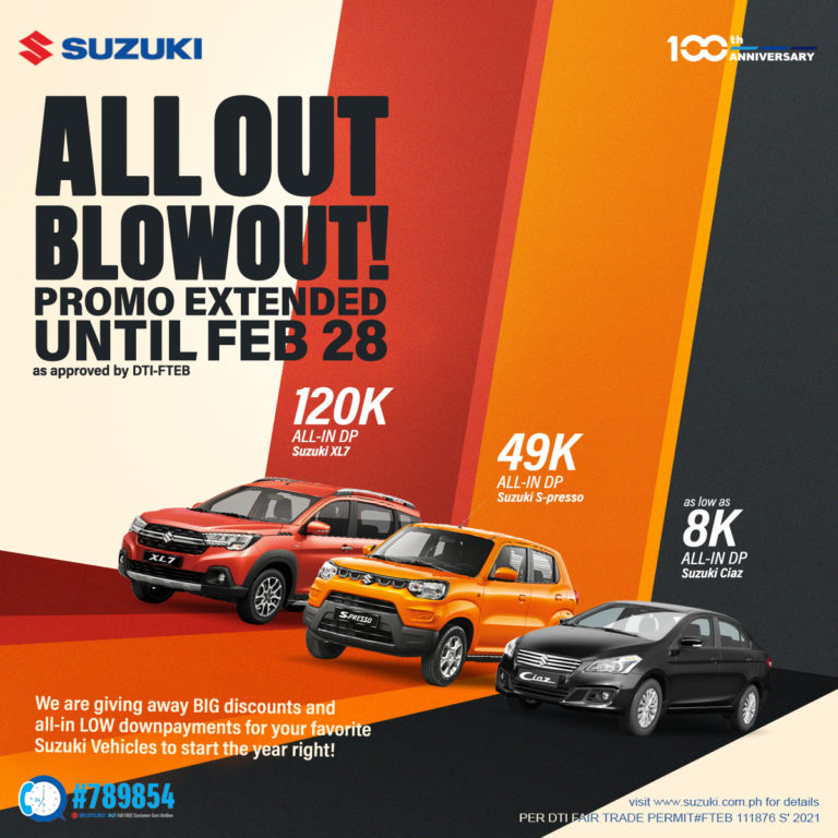 Feel the love with these February promos from Suzuki PH
