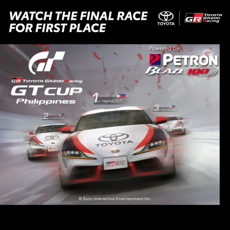 PETRON BLAZE 100 supports Toyota GR GT Cup