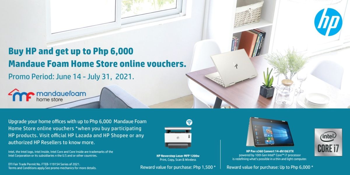 Upgrade your learnfromhome space with HP and Mandaue Foam