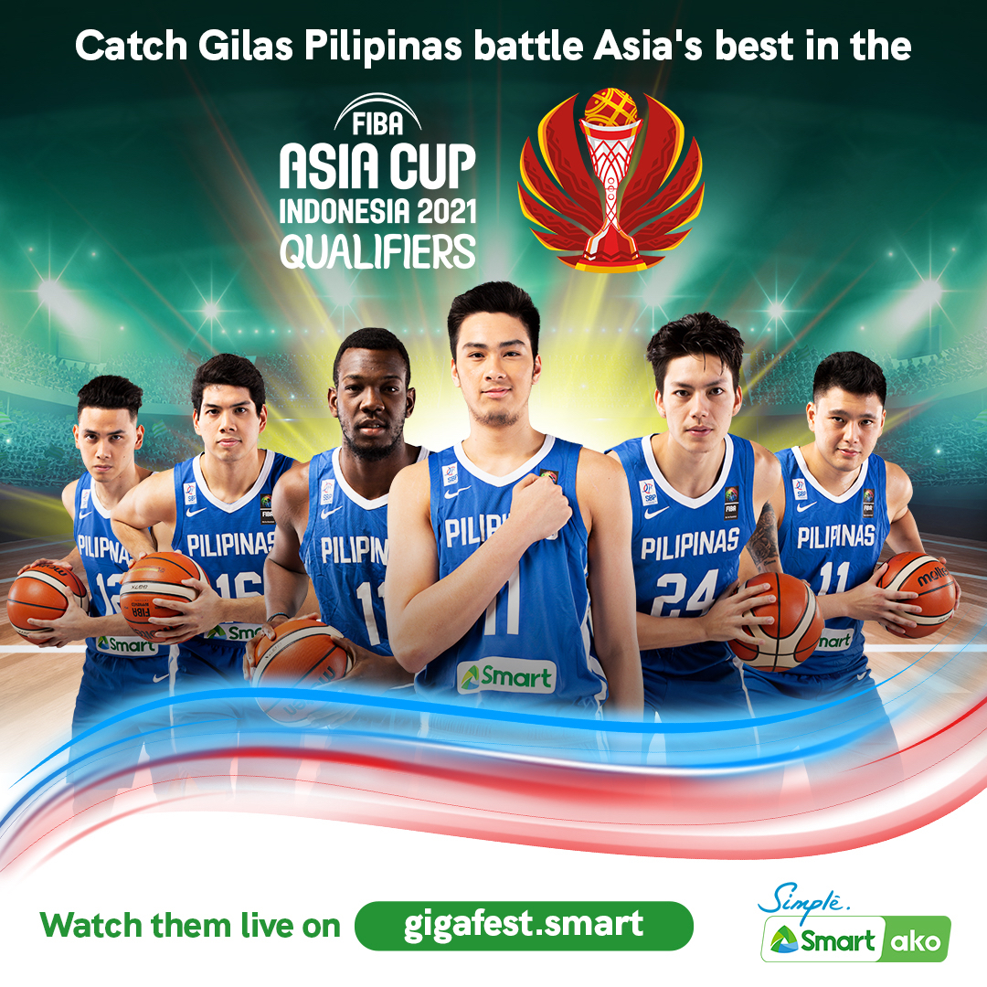 Smart lets you watch Gilas Pilipinas FIBA Asia Cup stint live via gigafest.smart • Gadgets Magazine