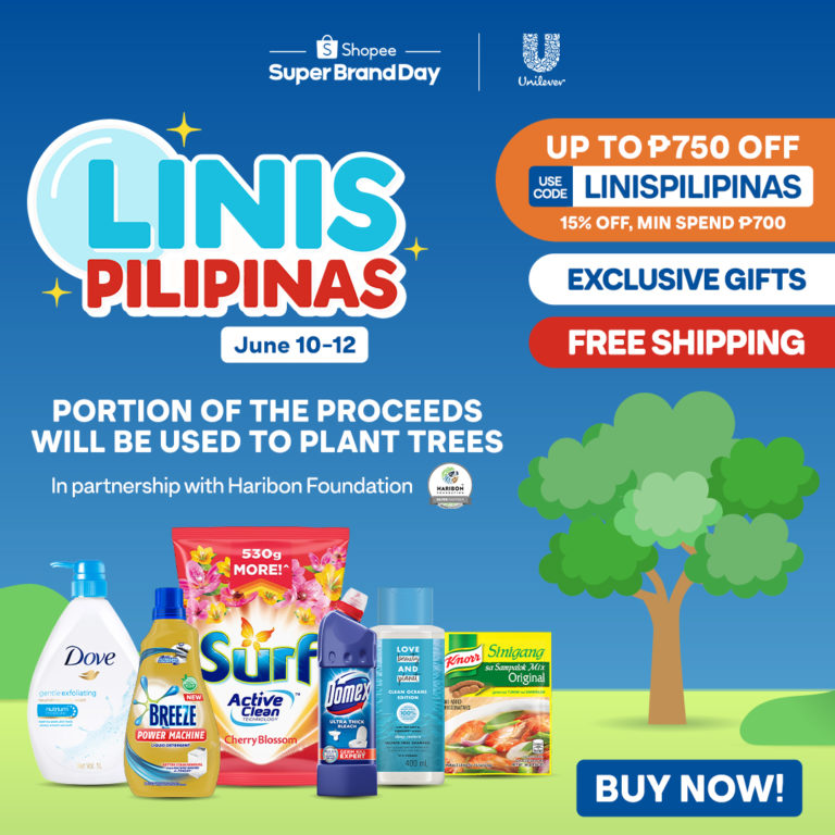 Unilever “Linis Pilipinas” campaign kicks off on Shopee