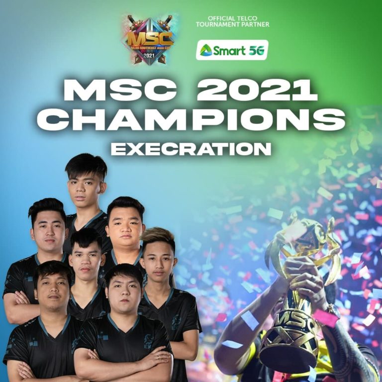 Smart applauds Execration for winning the Mobile Legends Southeast Asia Cup 2021 in sensational run