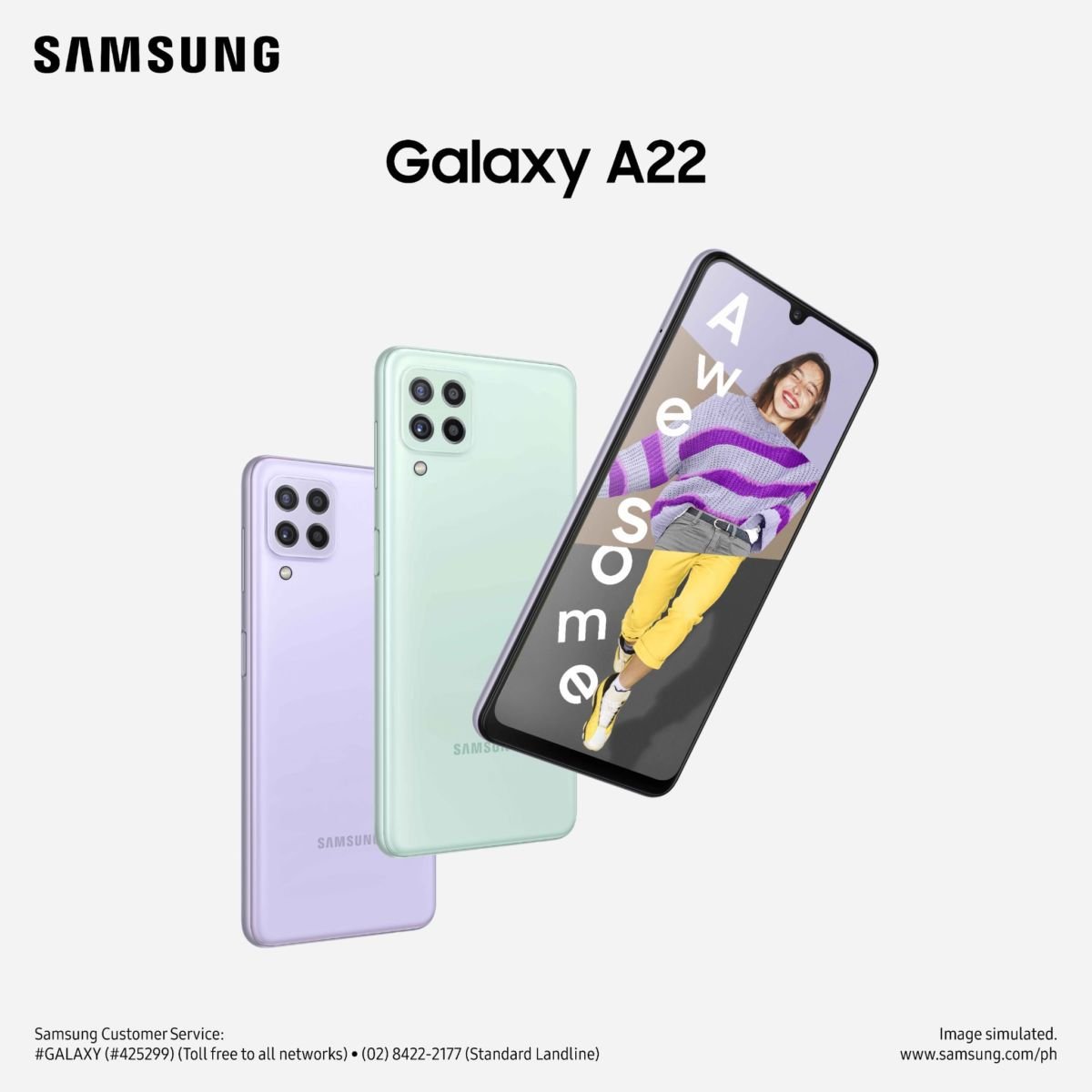 New Samsung Galaxy A22 now available