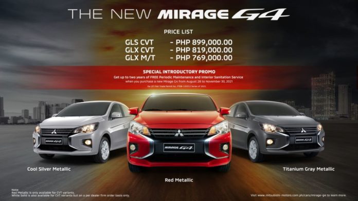 The new Mitsubishi Mirage G4 is here