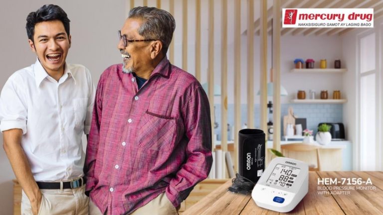 OMRON blood pressure monitors available in Mercury Drug outlets nationwide