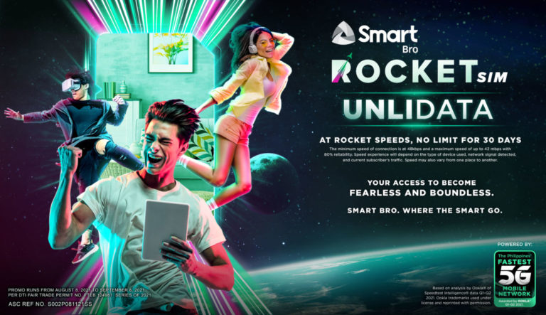 30 days of Unli Data with the new Smart Bro Rocket SIM