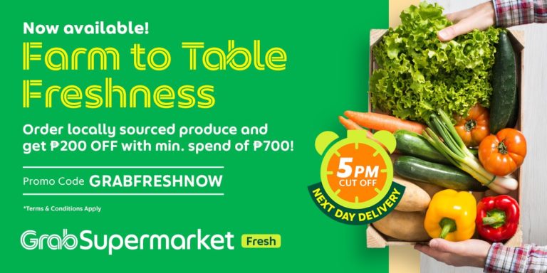 GrabSupermarket now in PH, for farm to table fresh produce